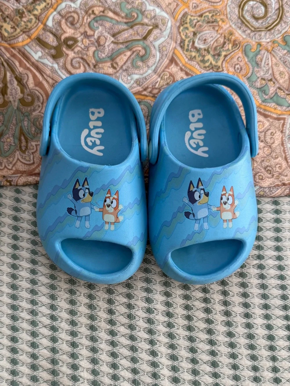 Bluey Toddler Comfort Slides Shoes Clogs Size 5/6 Toddler
